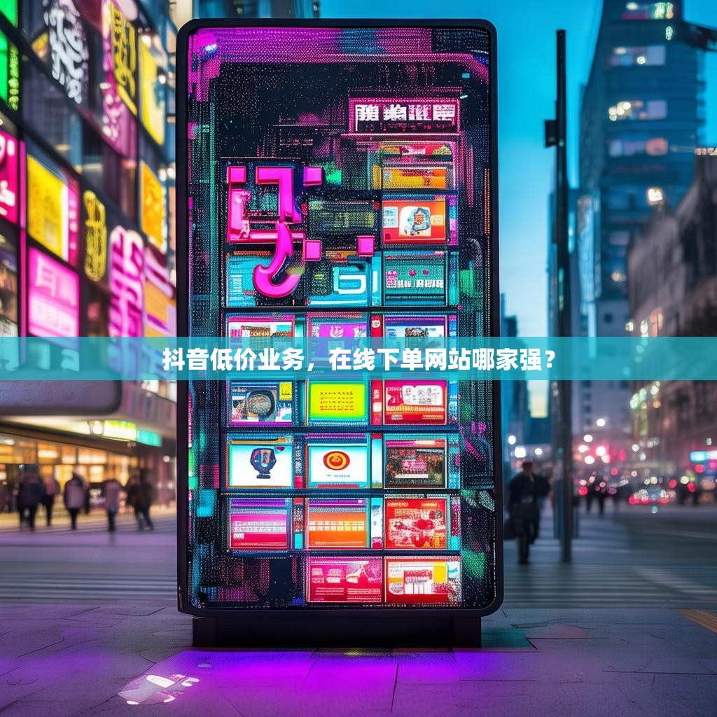 抖音低价业务，在线下单网站哪家强？
