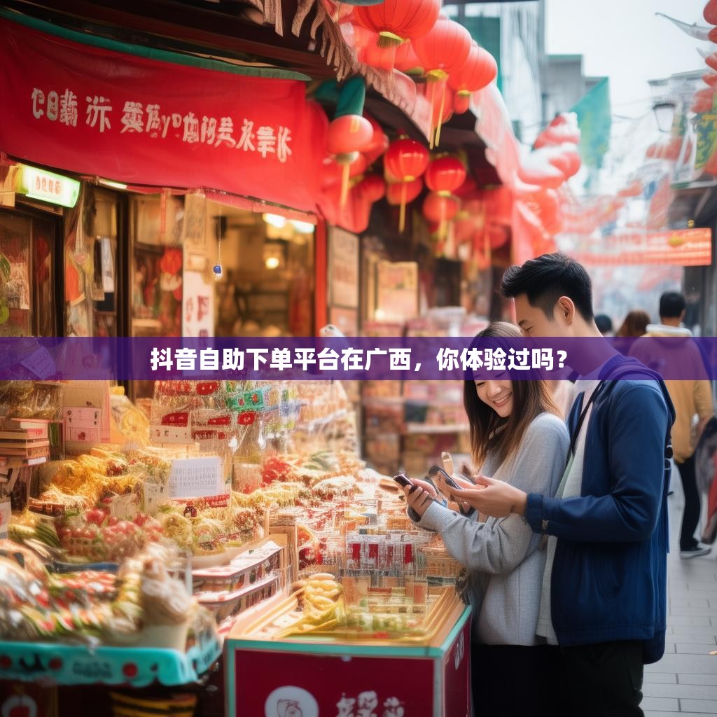 抖音自助下单平台在广西,你体验过吗? 抖音自助下单平台在广西,你体验过吗?