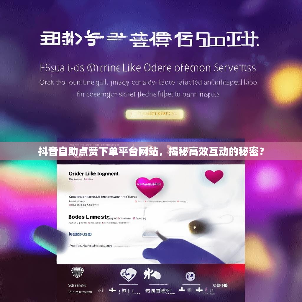 抖音自助点赞下单平台网站，揭秘高效互动的秘密？