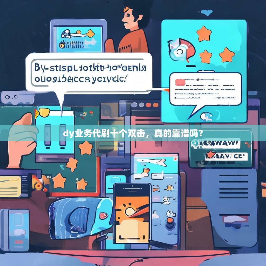dy业务代刷十个双击，真的靠谱吗？