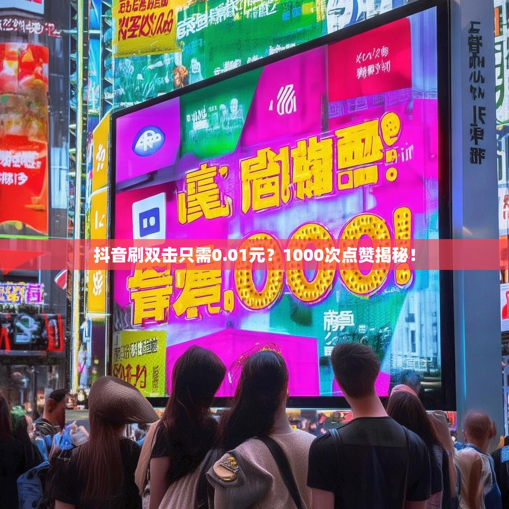 抖音刷双击只需0.01元?1000次点赞揭秘! 抖音刷双击只需0.01元?1000次点赞揭秘!