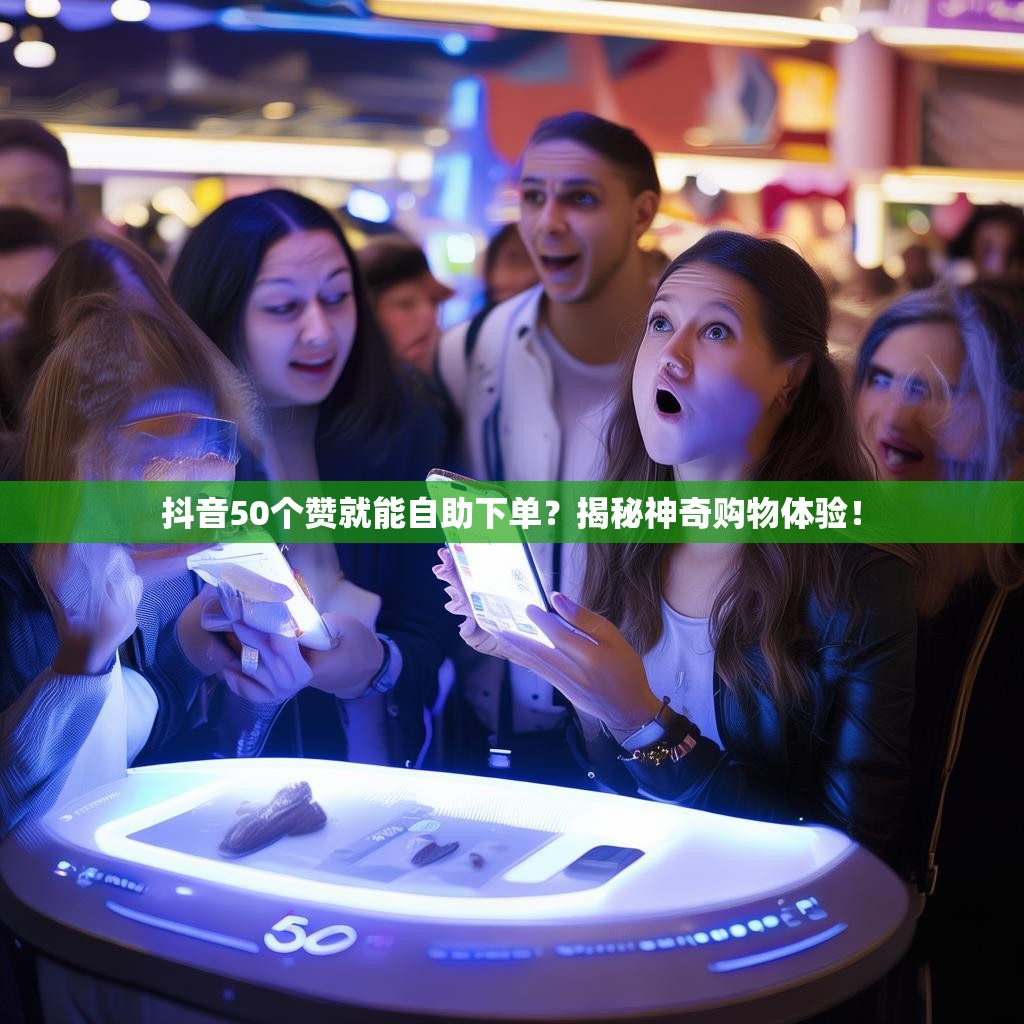 抖音50个赞就能自助下单？揭秘神奇购物体验！