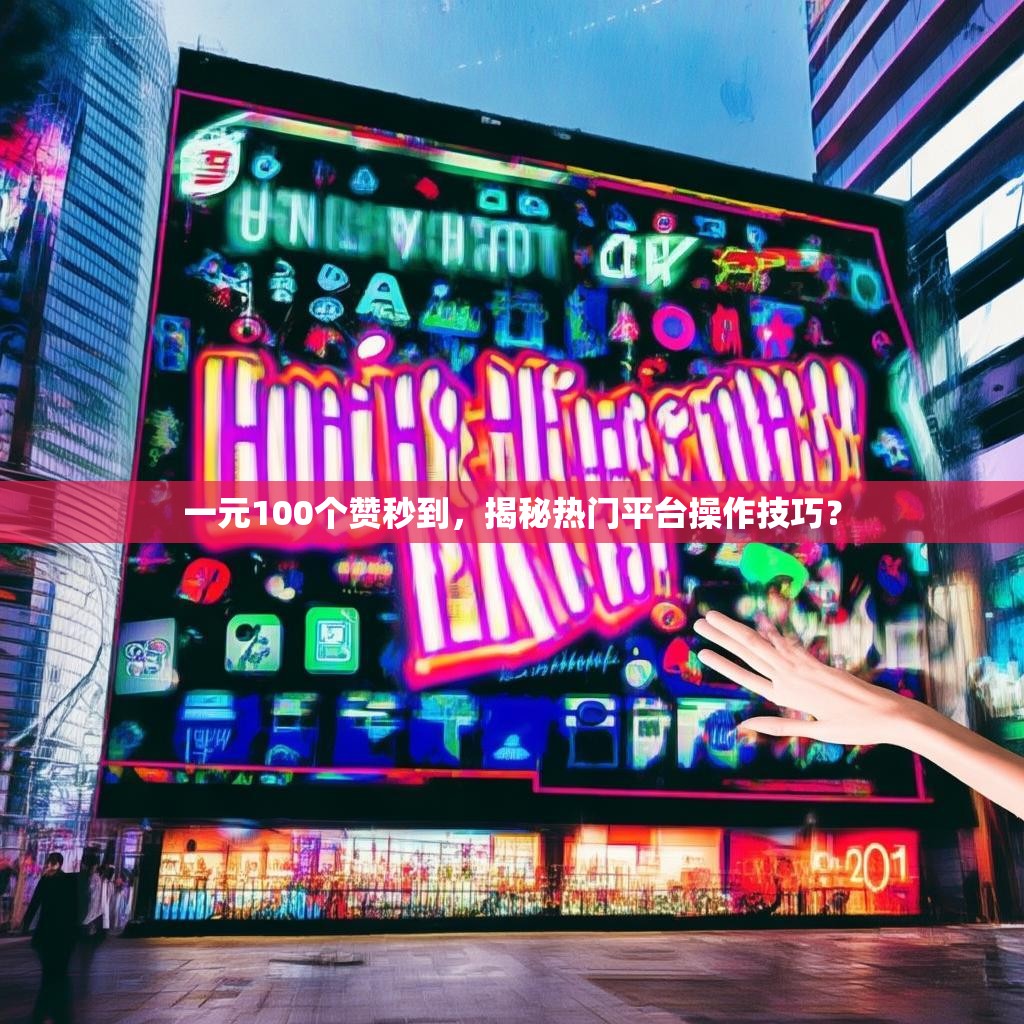 一元100个赞秒到,揭秘热门平台操作技巧? 一元100个赞秒到,揭秘热门平台操作技巧?
