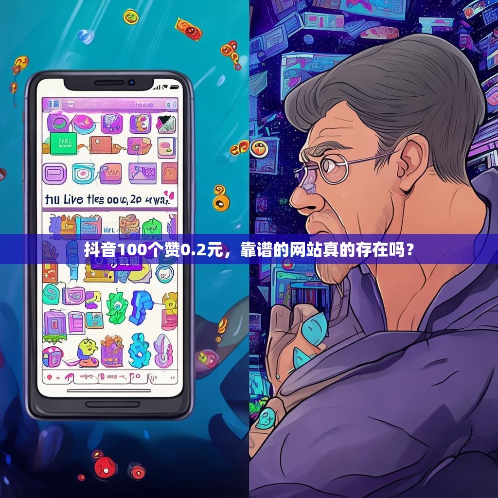 抖音100个赞0.2元，靠谱的网站真的存在吗？