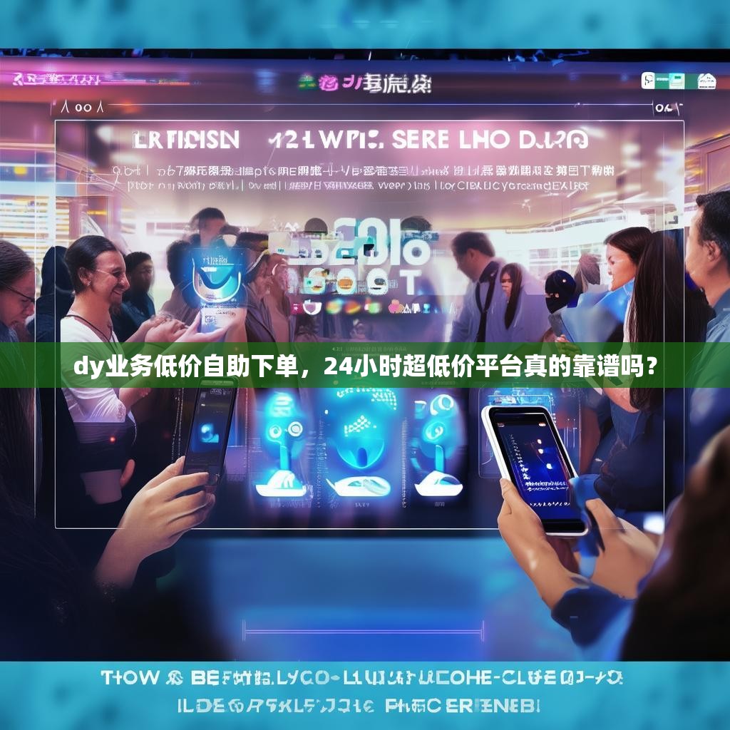 dy业务低价自助下单，24小时超低价平台真的靠谱吗？