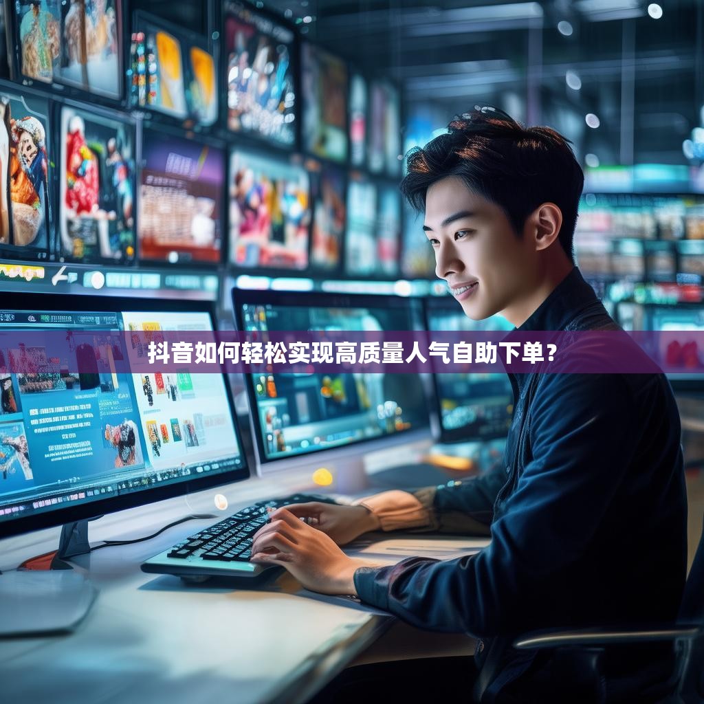抖音如何轻松实现高质量人气自助下单？
