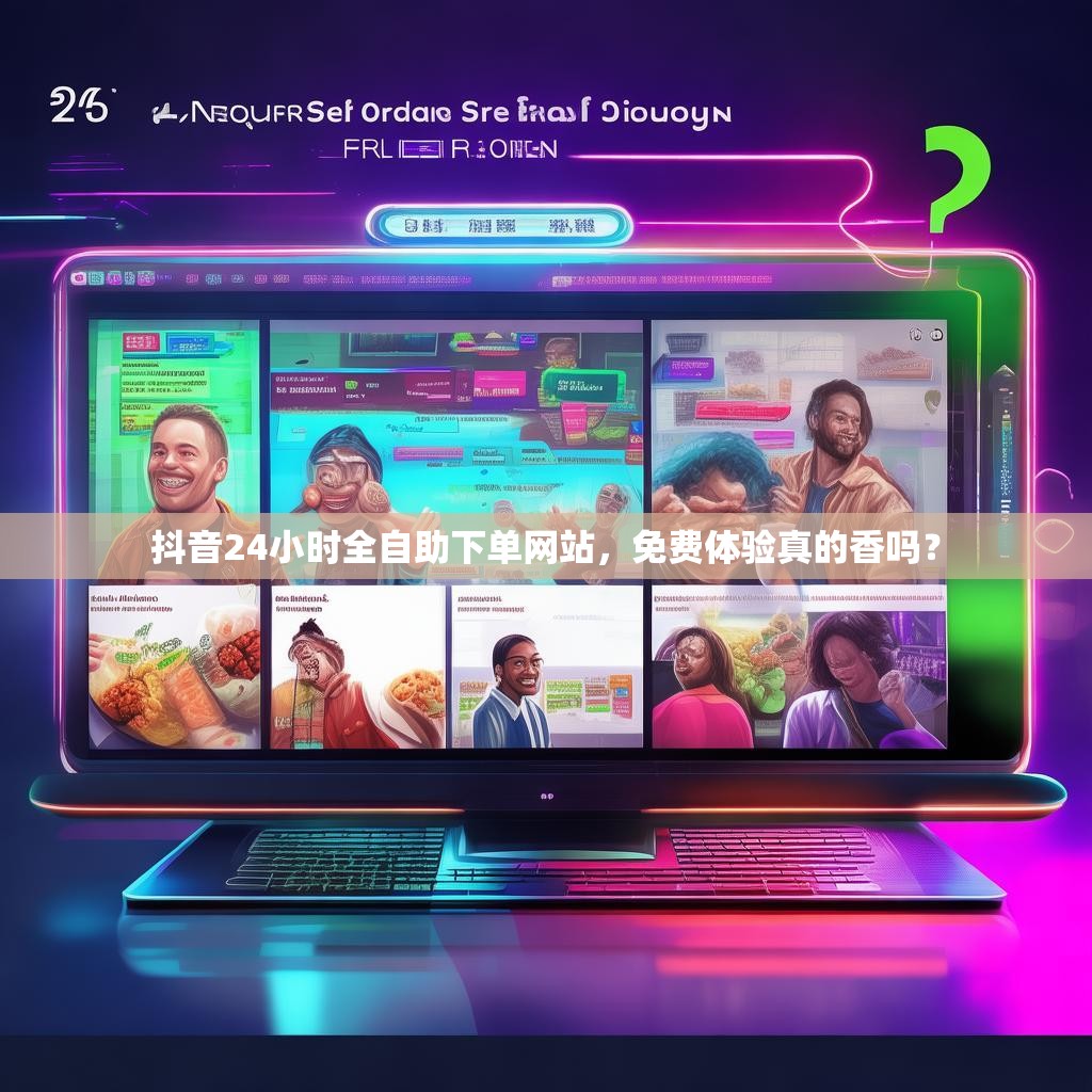 抖音24小时全自助下单网站，免费体验真的香吗？