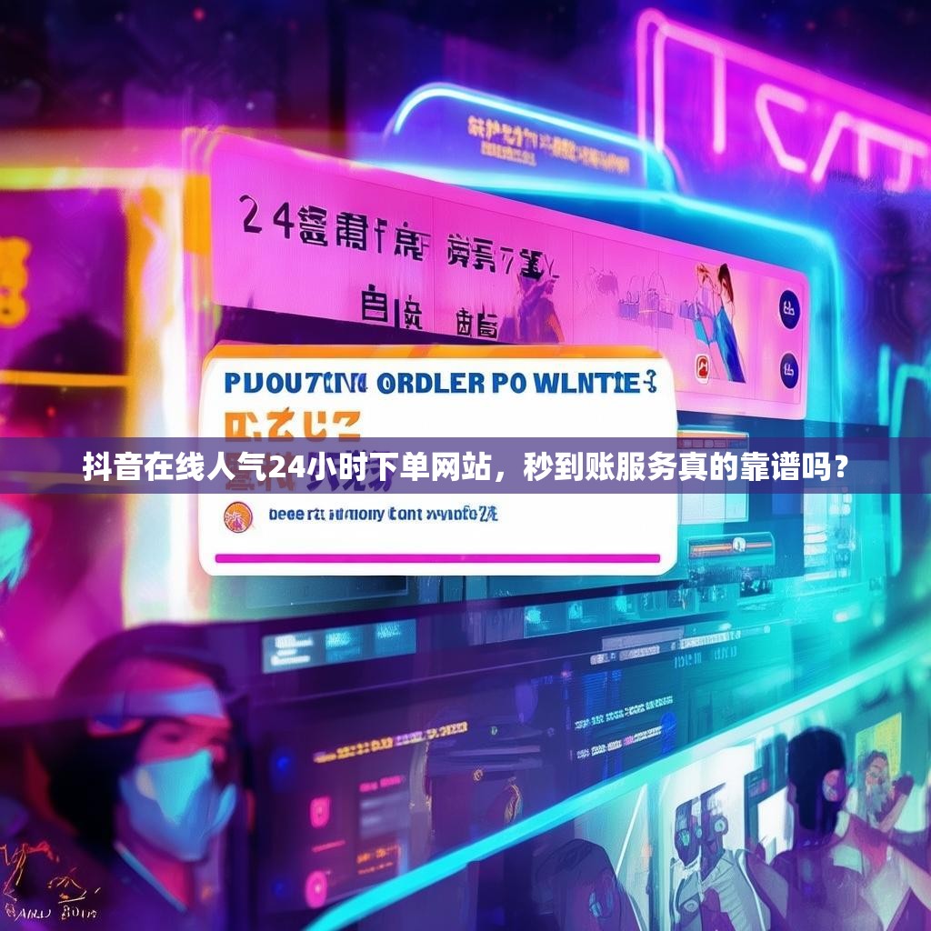 抖音在线人气24小时下单网站,秒到账服务真的靠谱吗? 抖音在线人气24小时下单网站,秒到账服务真的靠谱吗?