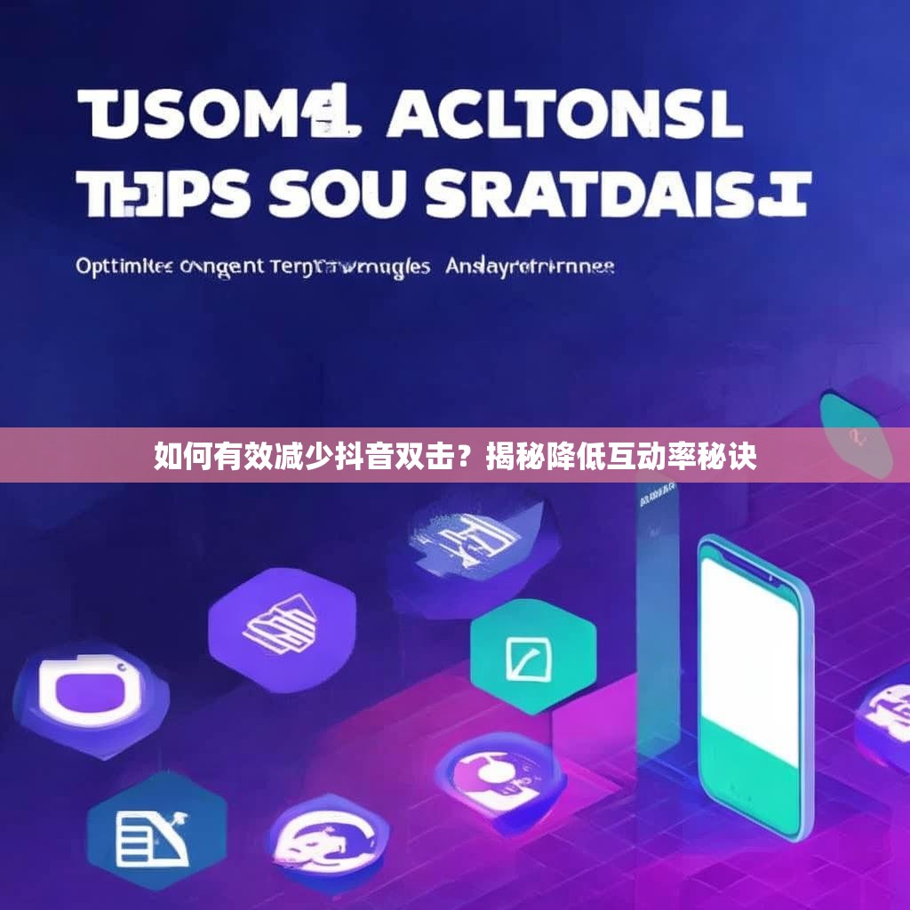 如何有效减少抖音双击?揭秘降低互动率秘诀 如何有效减少抖音双击?揭秘降低互动率秘诀