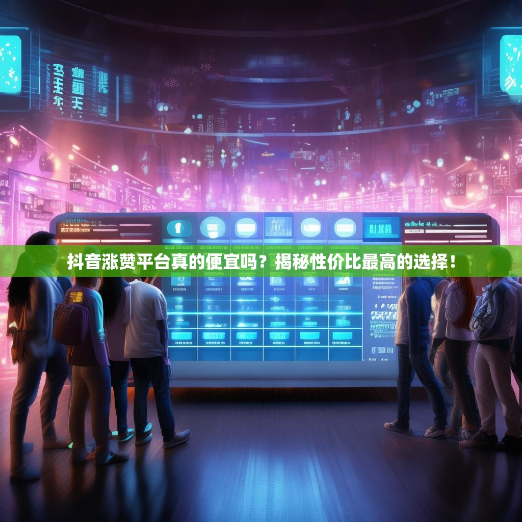 抖音涨赞平台真的便宜吗?揭秘性价比最高的选择! 抖音涨赞平台真的便宜吗?揭秘性价比最高的选择!