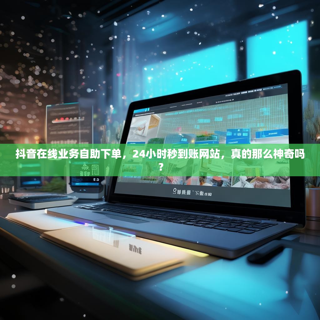 抖音在线业务自助下单，24小时秒到账网站，真的那么神奇吗？