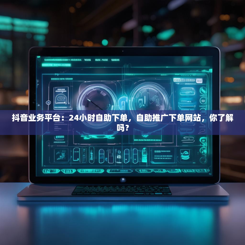 抖音业务平台：24小时自助下单，自助推广下单网站，你了解吗？