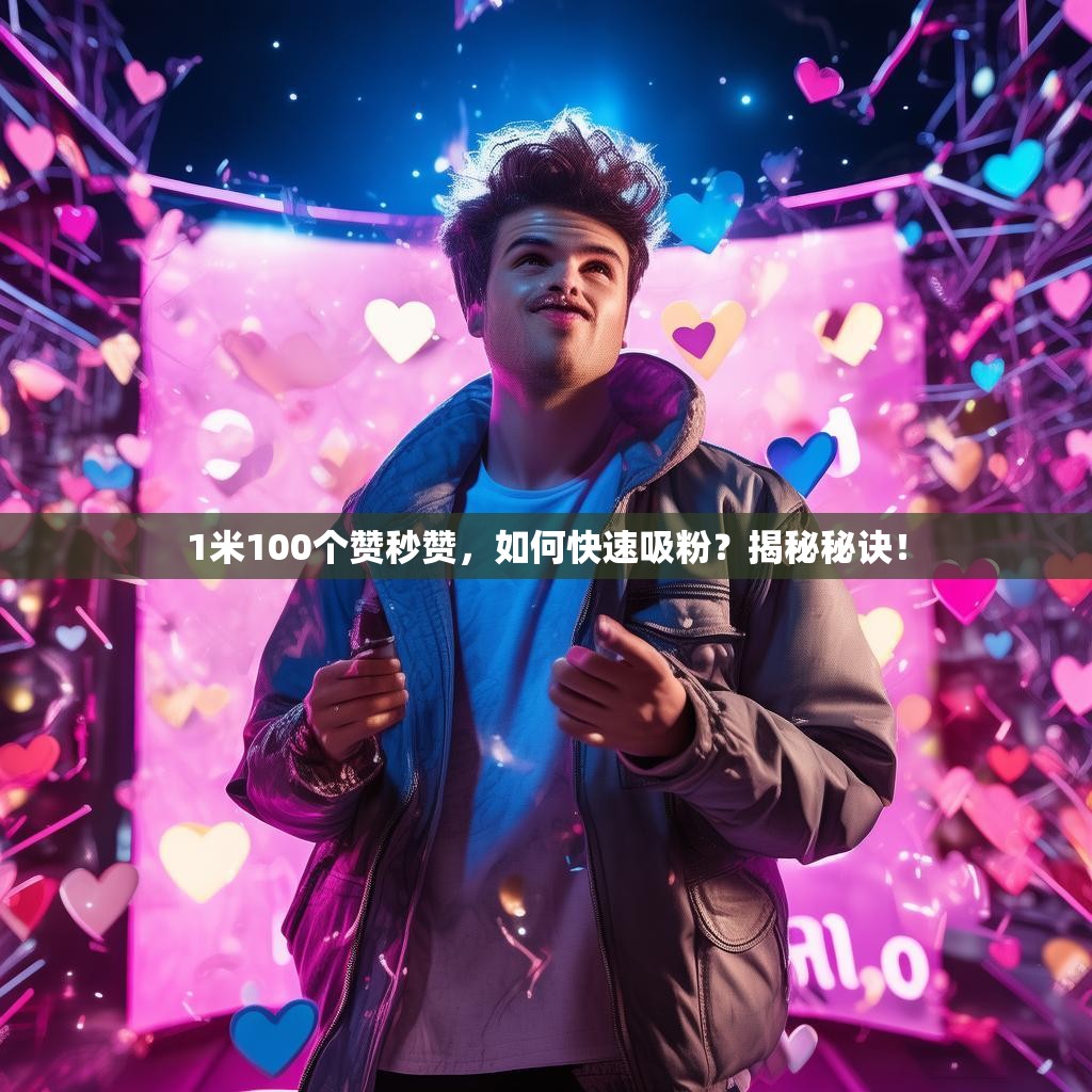 1米100个赞秒赞，如何快速吸粉？揭秘秘诀！