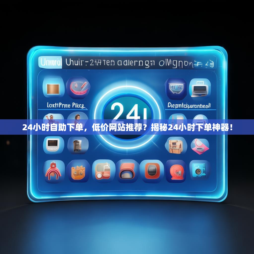 24小时自助下单，低价网站推荐？揭秘24小时下单神器！