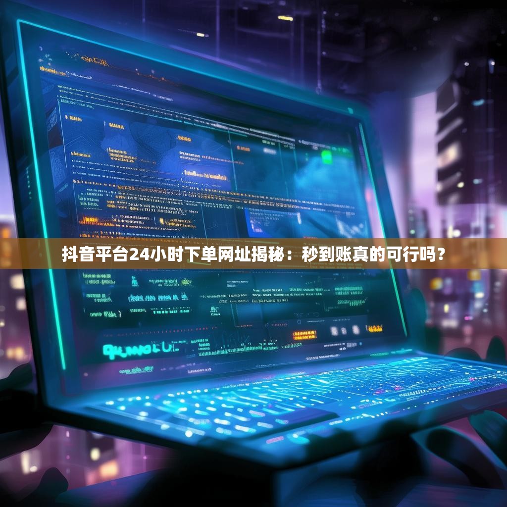 抖音平台24小时下单网址揭秘：秒到账真的可行吗？