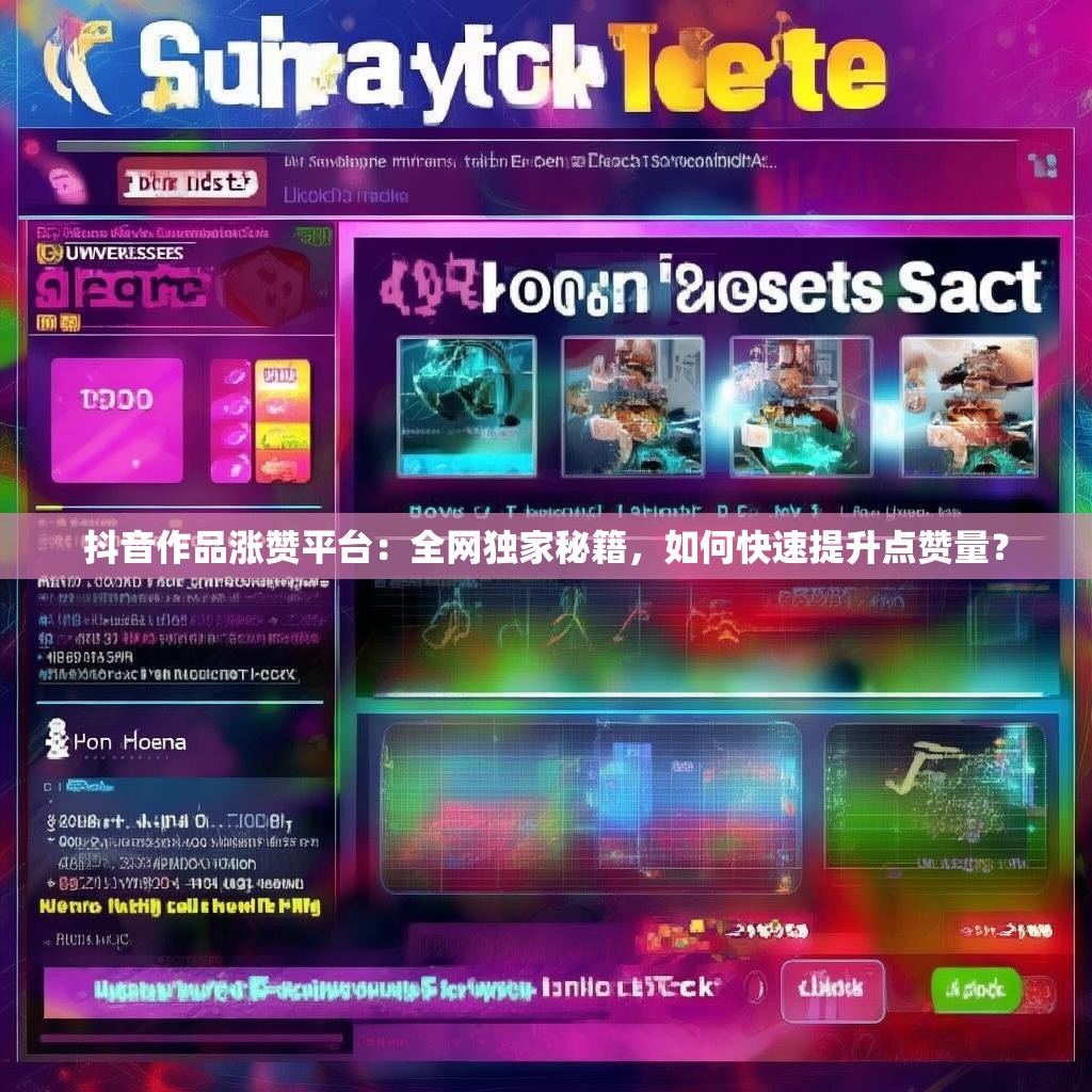 抖音作品涨赞平台:全网独家秘籍,如何快速提升点赞量? 抖音作品涨赞平台:全网独家秘籍,如何快速提升点赞量?