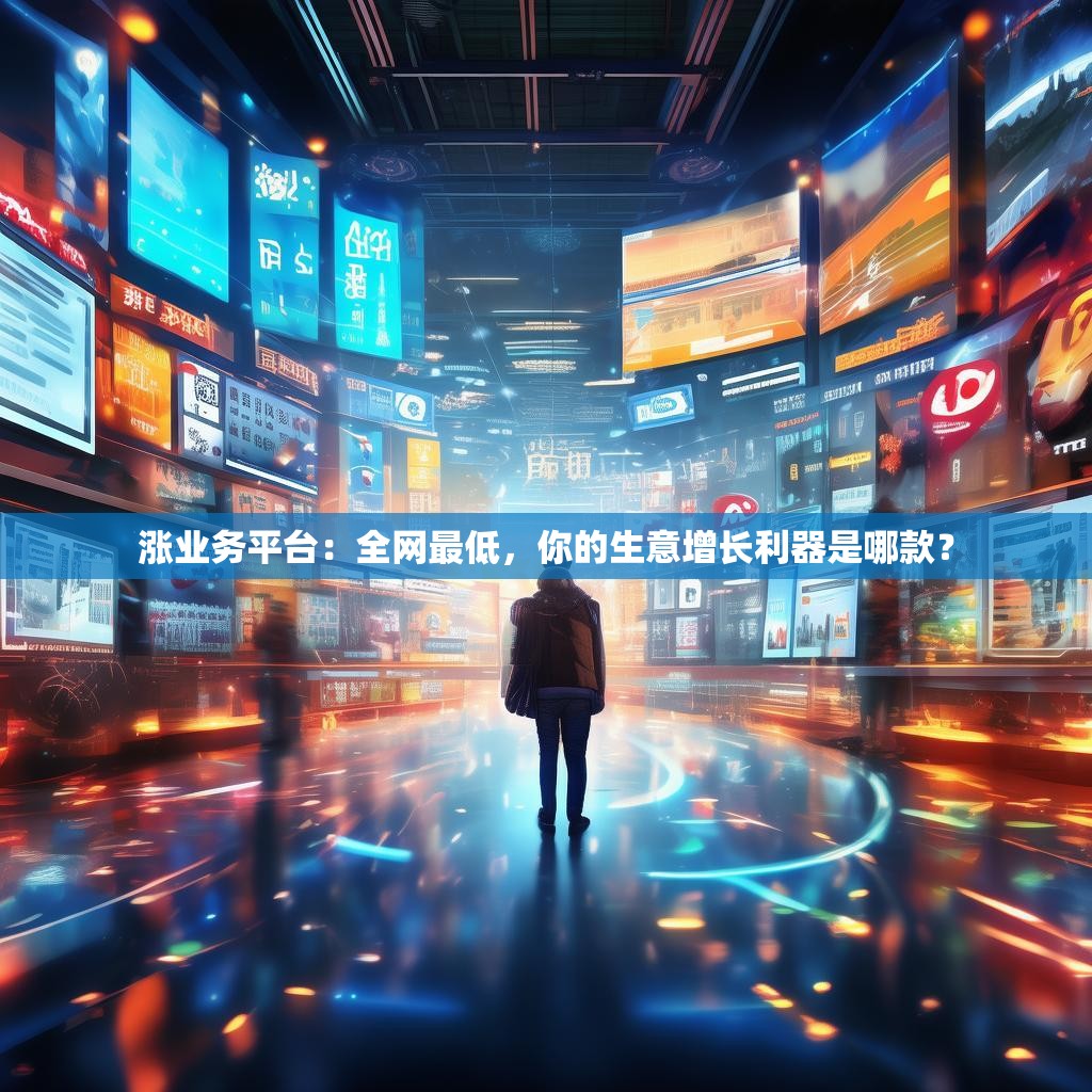 涨业务平台：全网最低，你的生意增长利器是哪款？
