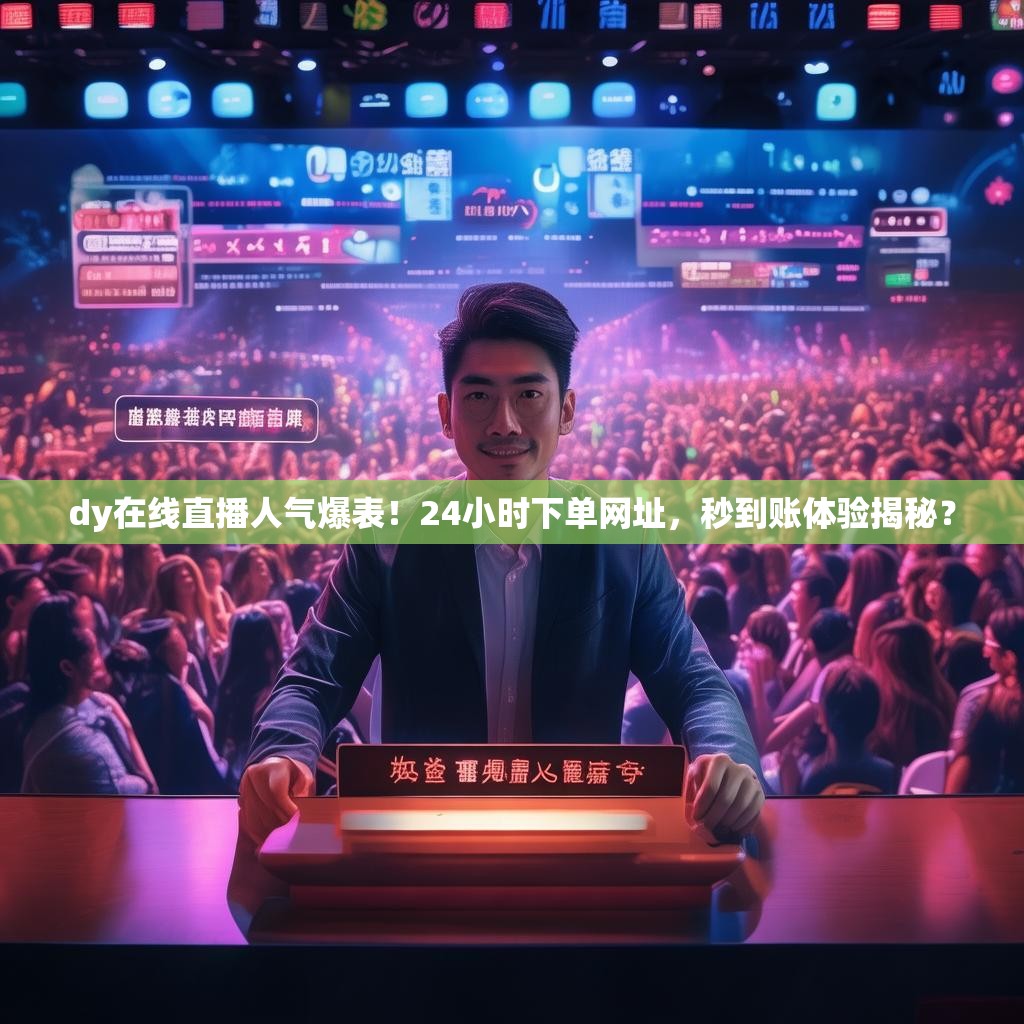 dy在线直播人气爆表！24小时下单网址，秒到账体验揭秘？