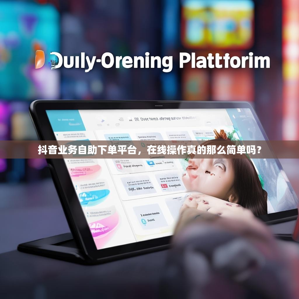 抖音业务自助下单平台，在线操作真的那么简单吗？