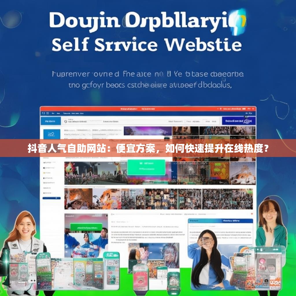 抖音人气自助网站：便宜方案，如何快速提升在线热度？