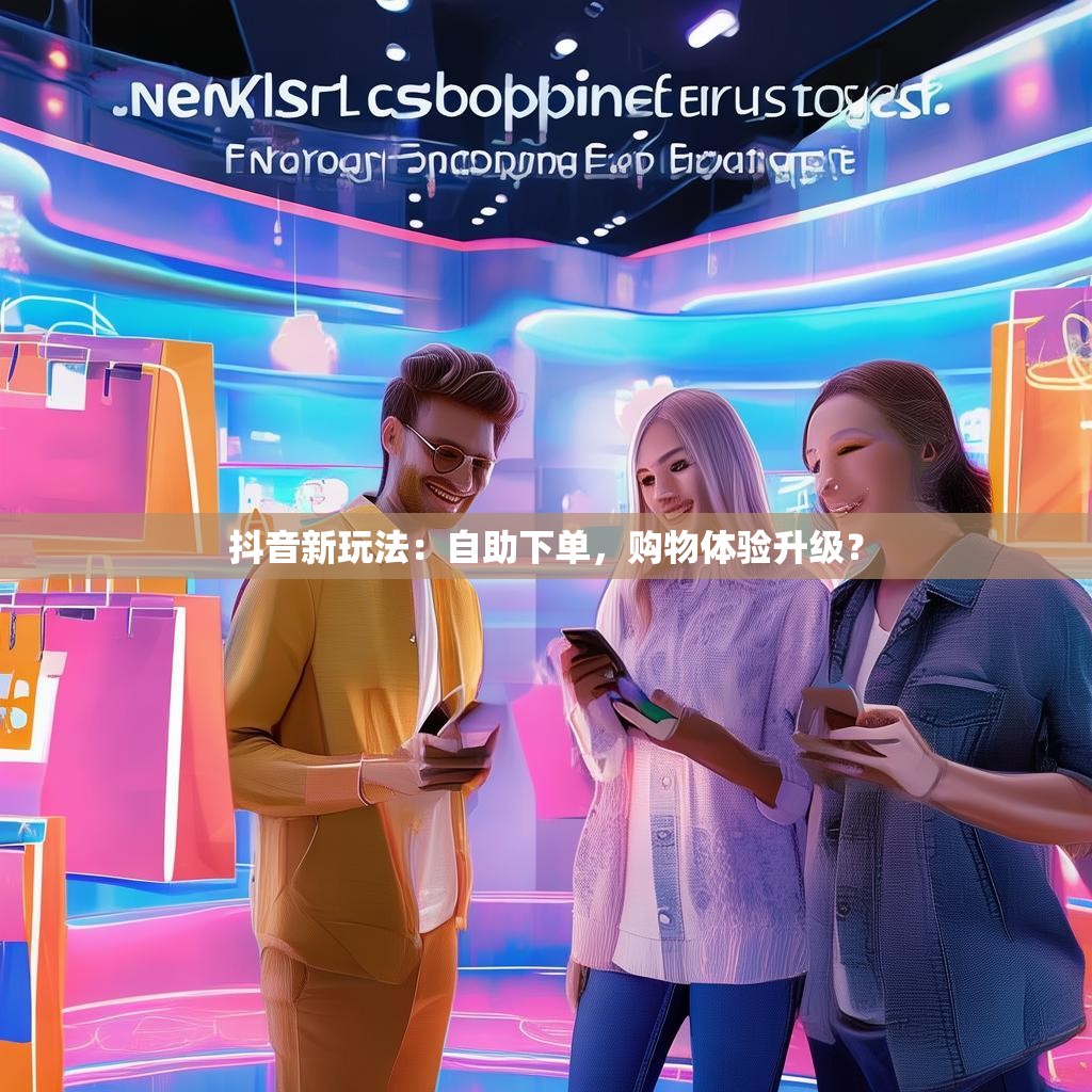 抖音新玩法：自助下单，购物体验升级？
