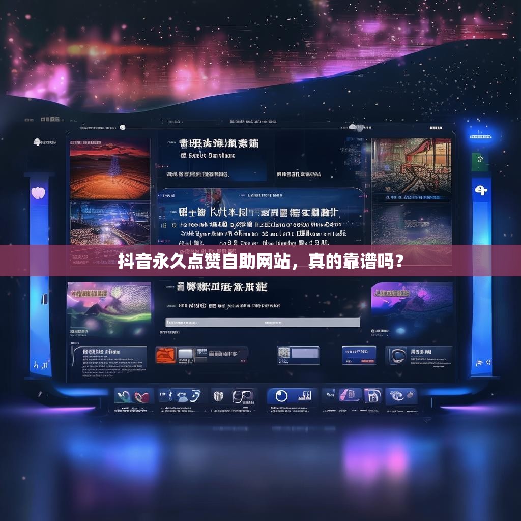 抖音永久点赞自助网站，真的靠谱吗？