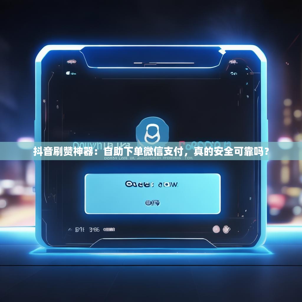 抖音刷赞神器:自助下单微信支付,真的安全可靠吗? 抖音刷赞神器:自助下单微信支付,真的安全可靠吗?