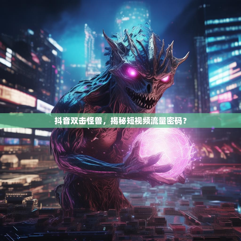 抖音双击怪兽，揭秘短视频流量密码？