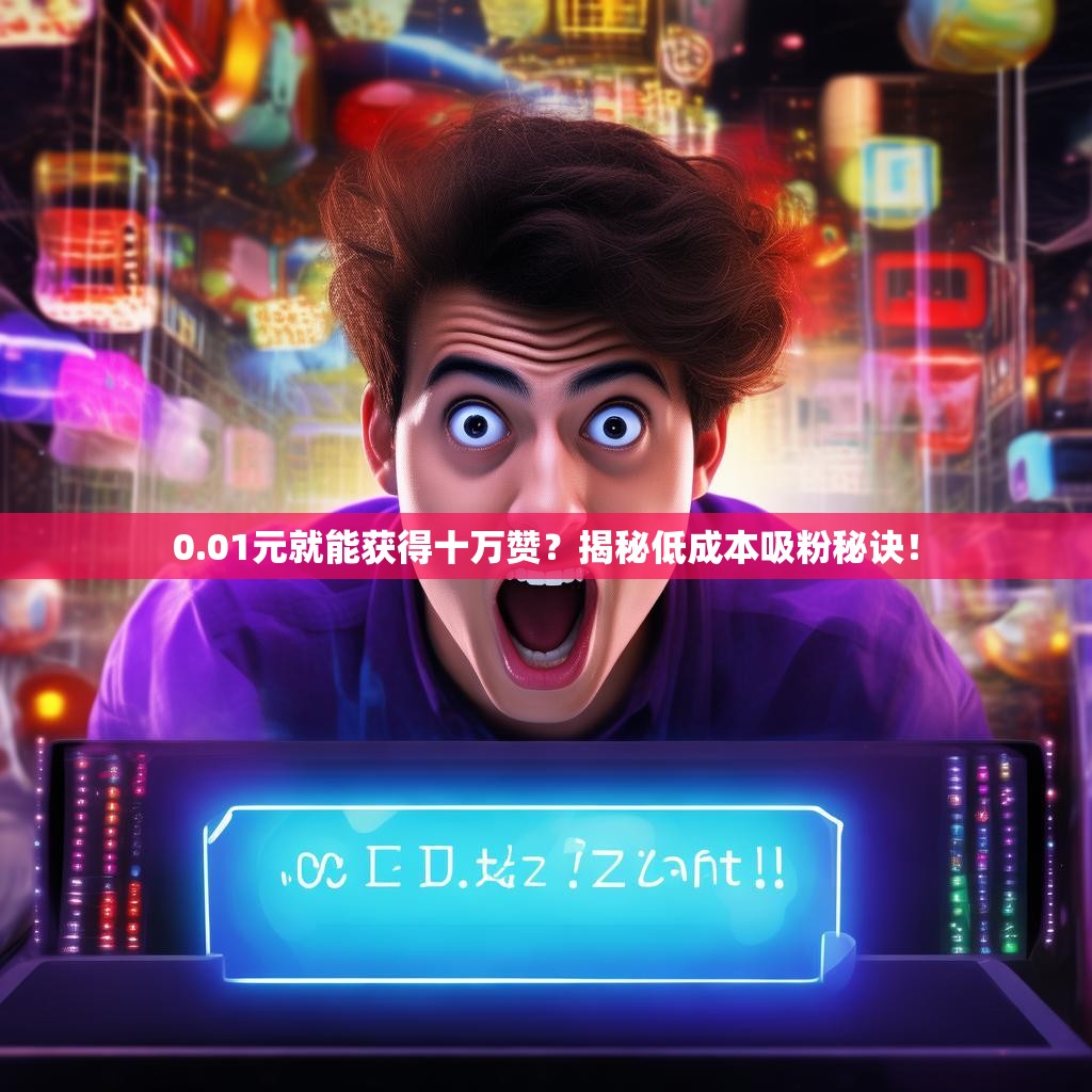 0.01元就能获得十万赞？揭秘低成本吸粉秘诀！