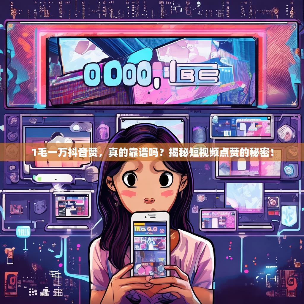1毛一万抖音赞，真的靠谱吗？揭秘短视频点赞的秘密！