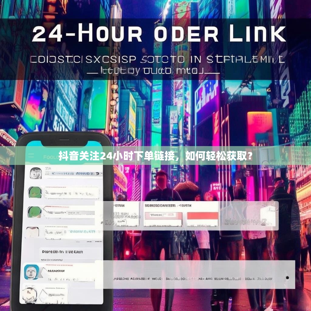 抖音关注24小时下单链接，如何轻松获取？