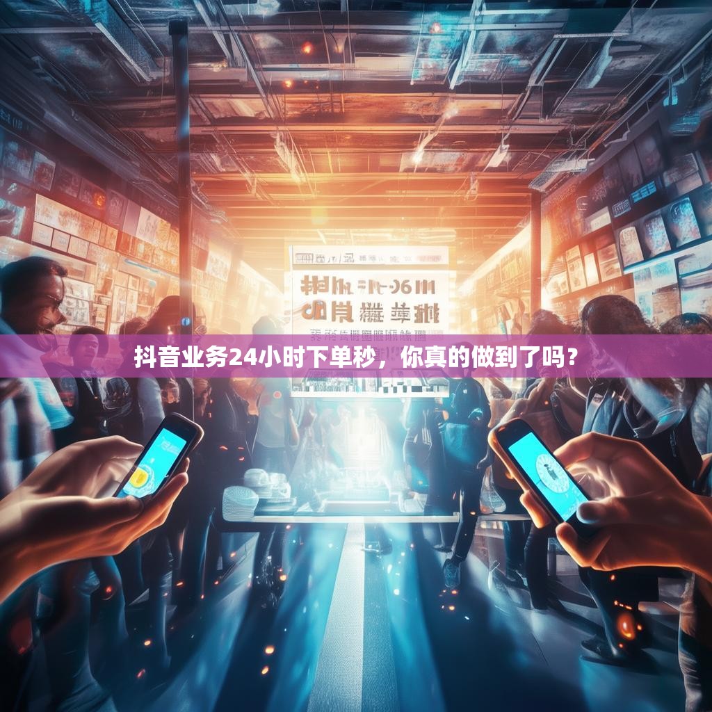 抖音业务24小时下单秒,你真的做到了吗? 抖音业务24小时下单秒,你真的做到了吗?