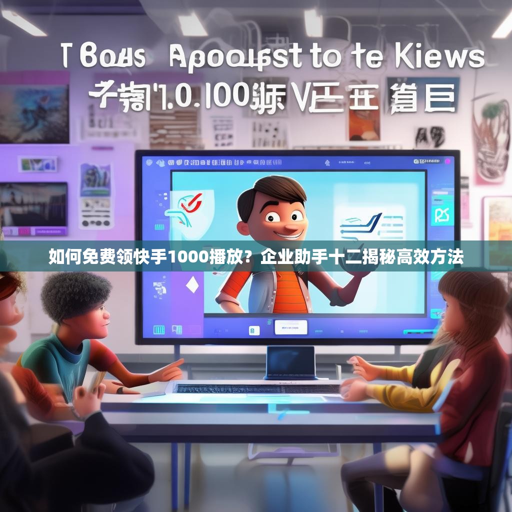 如何免费领快手1000播放？企业助手十二揭秘高效方法