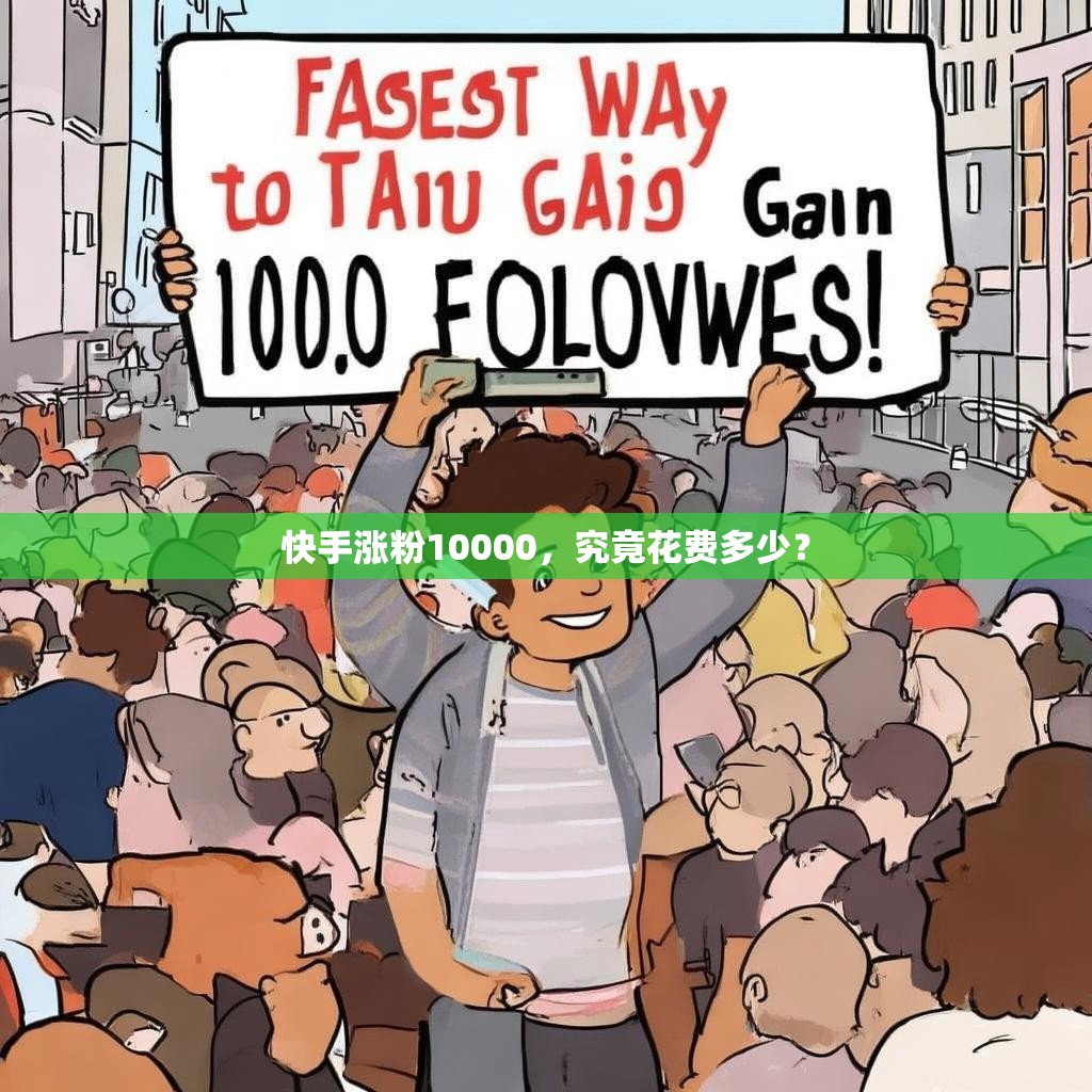 快手涨粉10000，究竟花费多少？