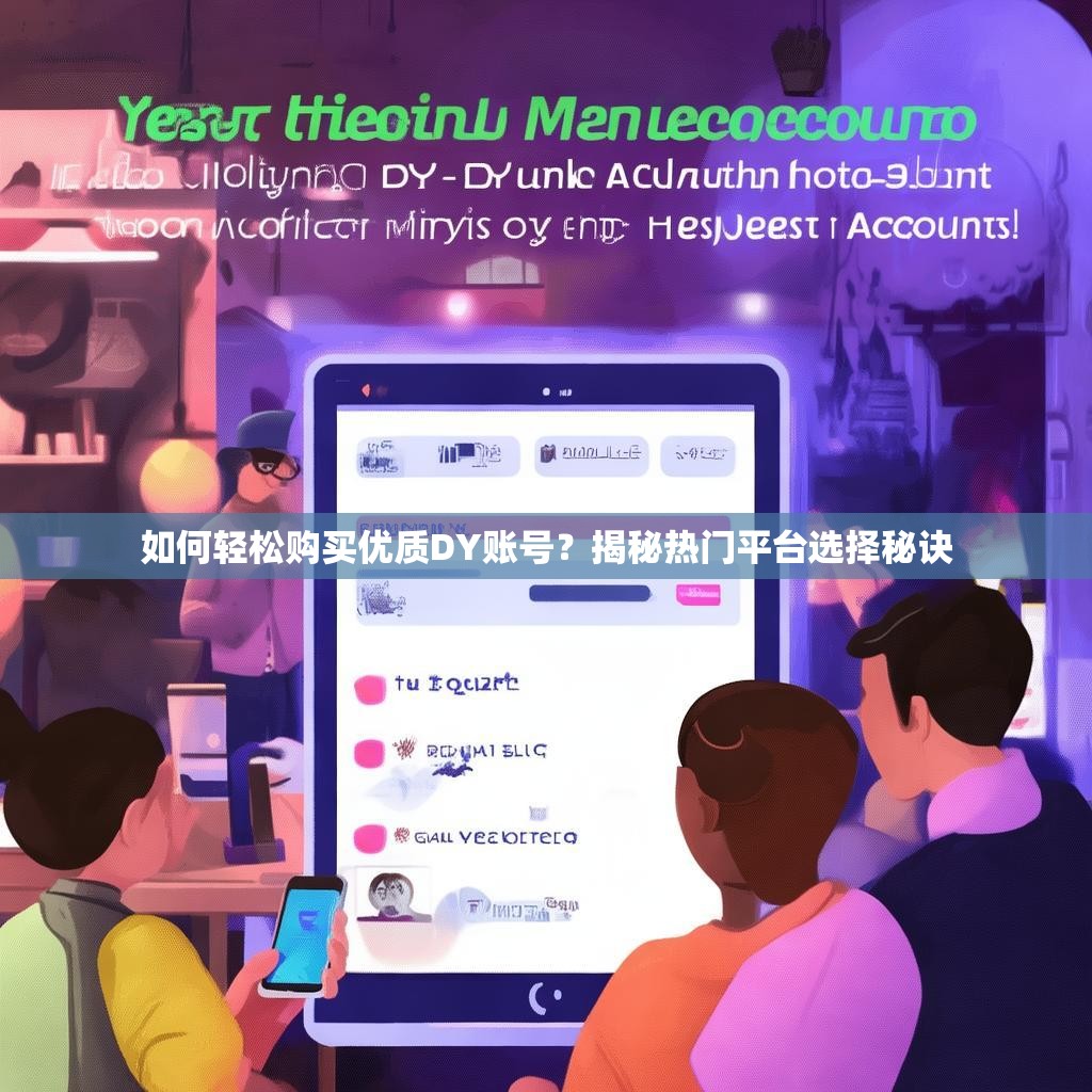 如何轻松购买优质DY账号？揭秘热门平台选择秘诀
