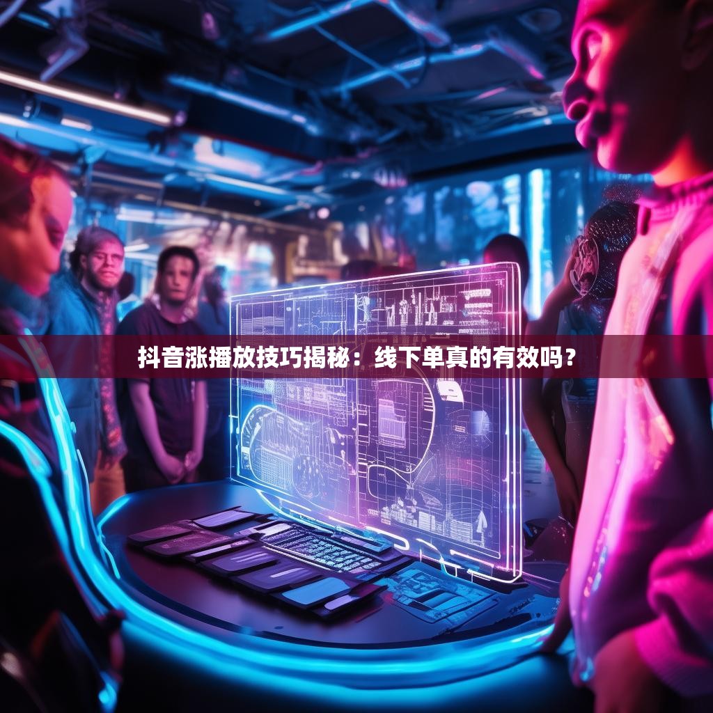 抖音涨播放技巧揭秘：线下单真的有效吗？