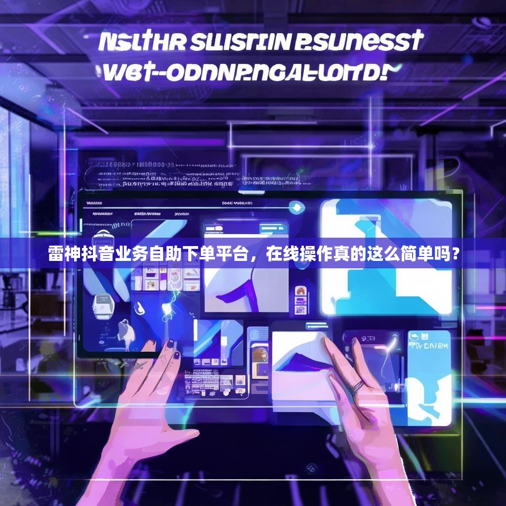 雷神抖音业务自助下单平台，在线操作真的这么简单吗？