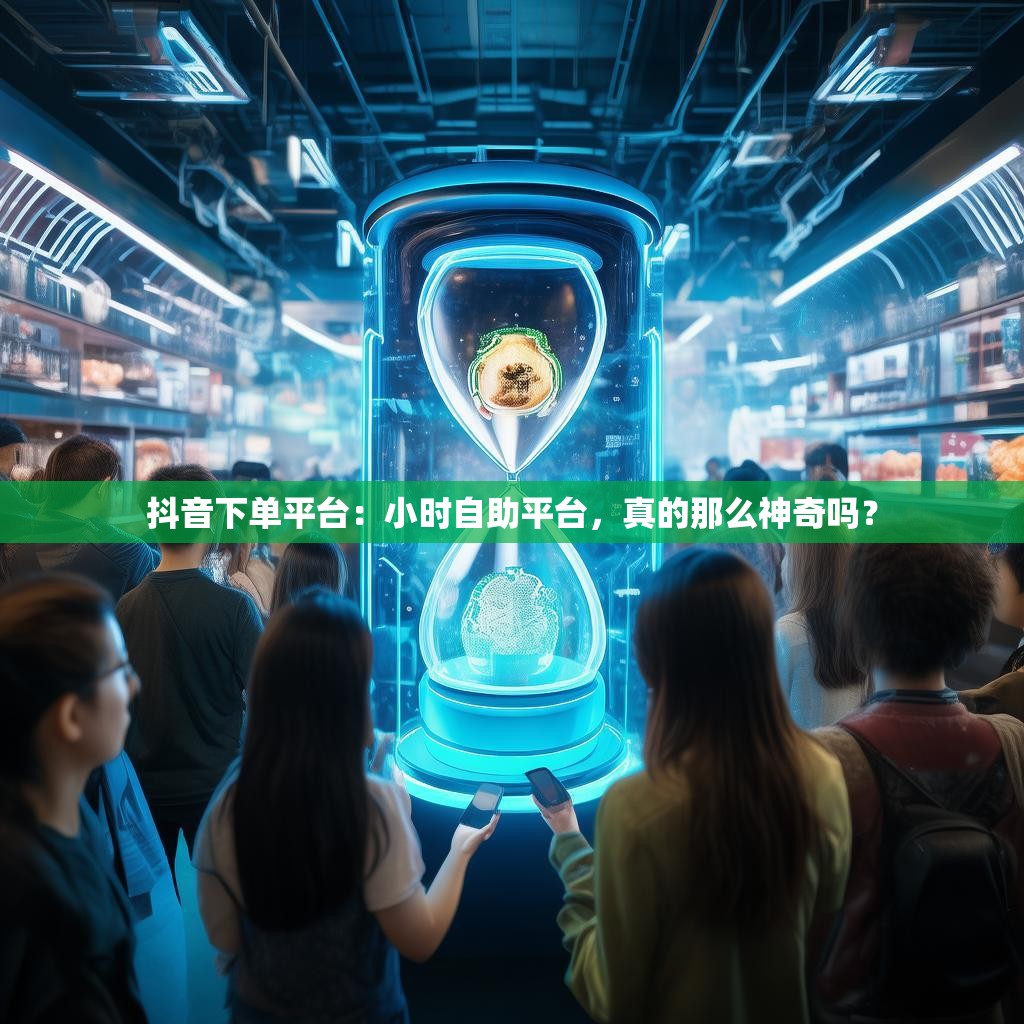 抖音下单平台：小时自助平台，真的那么神奇吗？