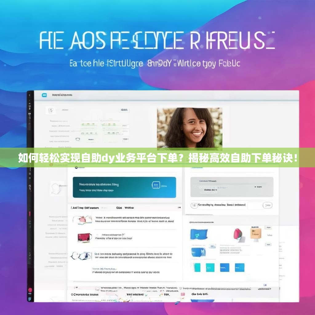 如何轻松实现自助dy业务平台下单？揭秘高效自助下单秘诀！