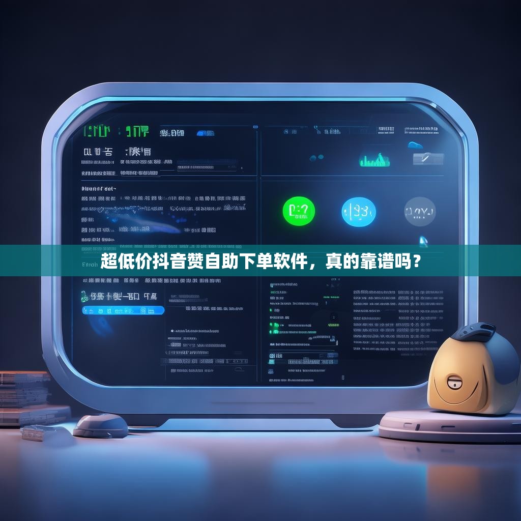 超低价抖音赞自助下单软件，真的靠谱吗？