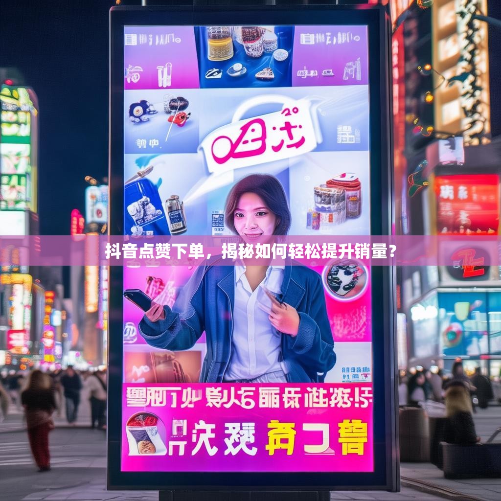 抖音点赞下单，揭秘如何轻松提升销量？