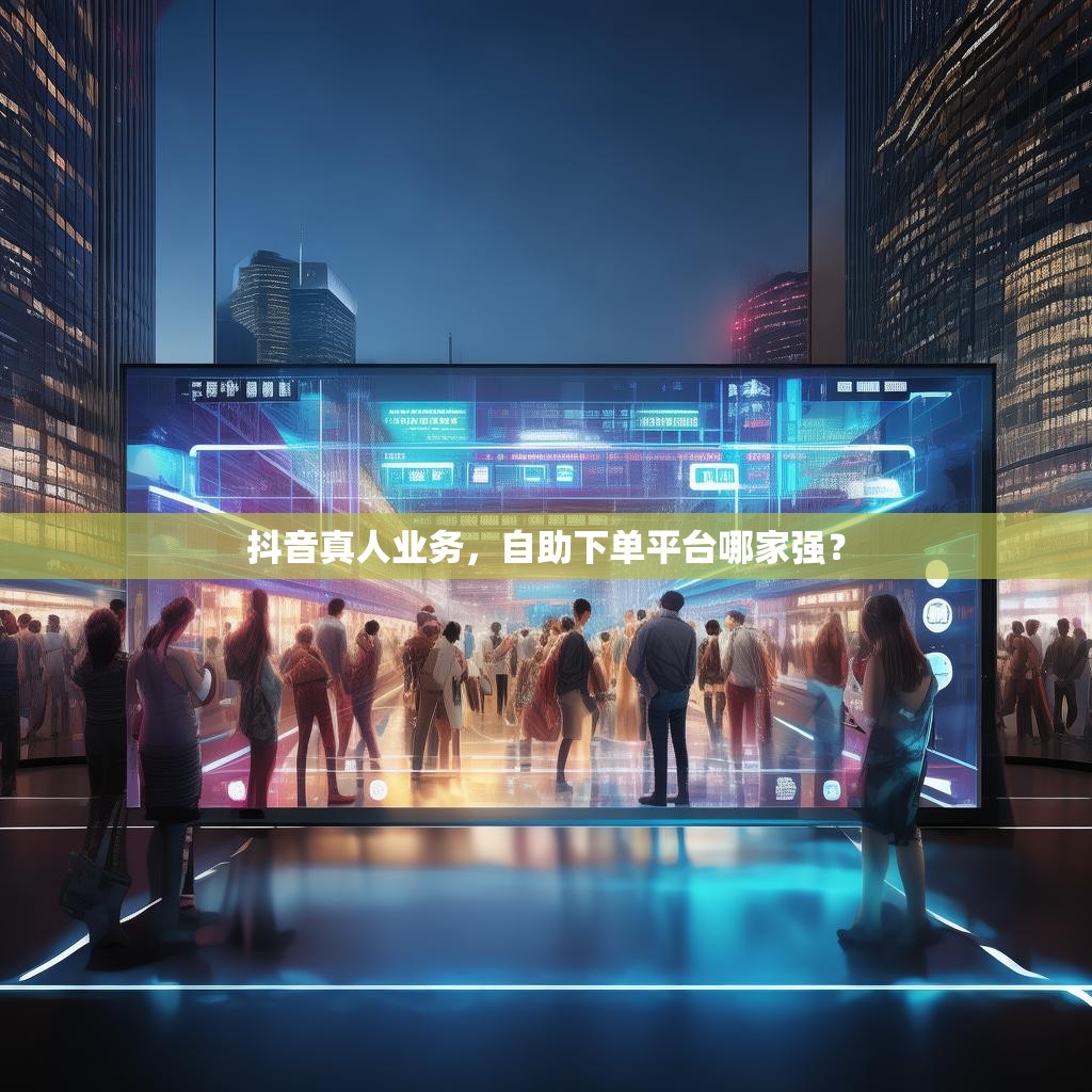 抖音真人业务，自助下单平台哪家强？