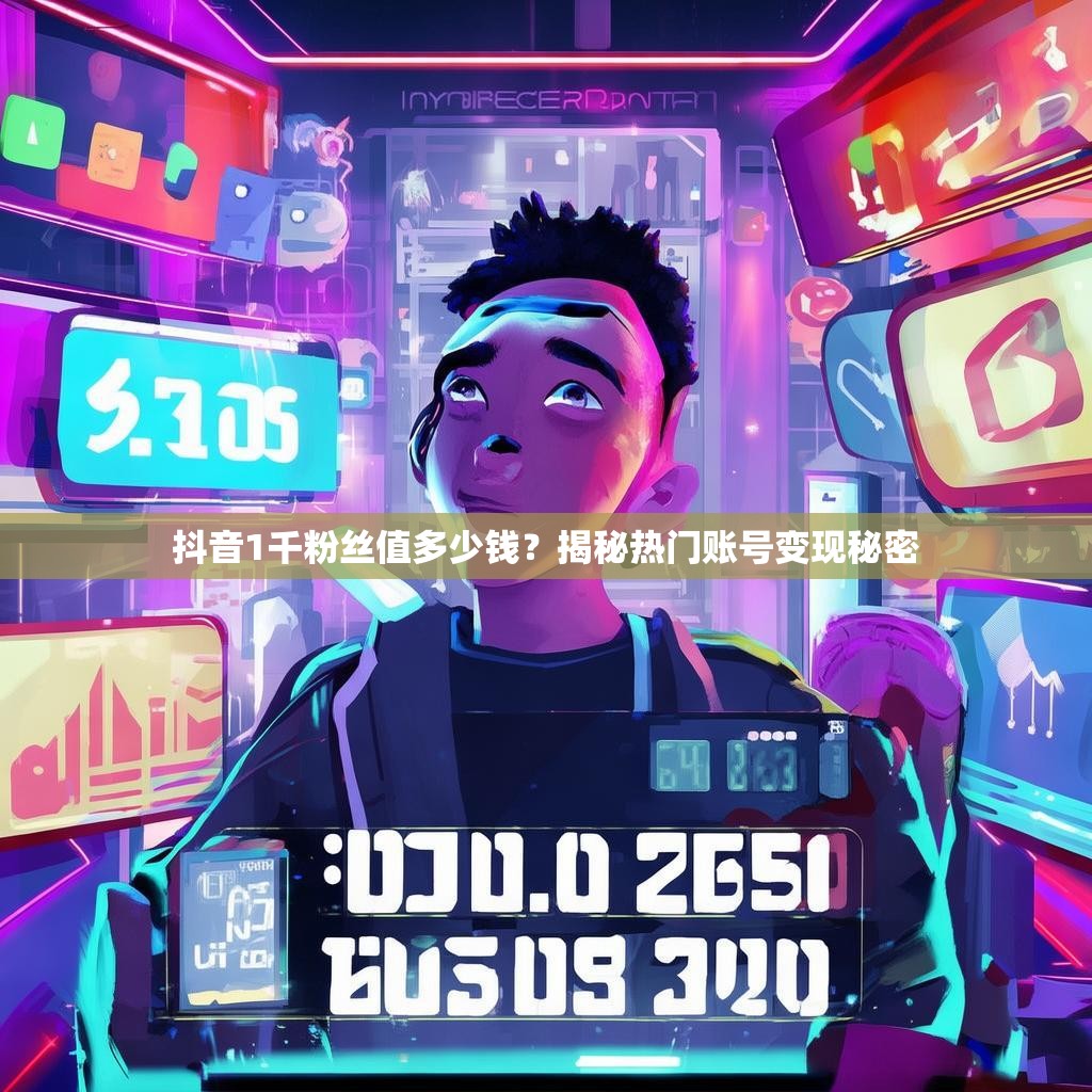 抖音1千粉丝值多少钱？揭秘热门账号变现秘密