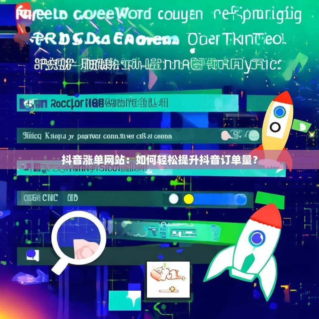 抖音涨单网站：如何轻松提升抖音订单量？
