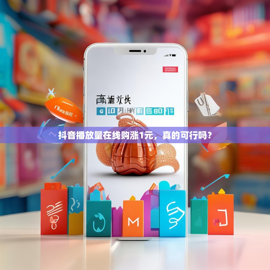 抖音播放量在线购涨1元，真的可行吗？