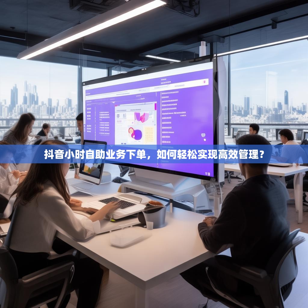 抖音小时自助业务下单，如何轻松实现高效管理？