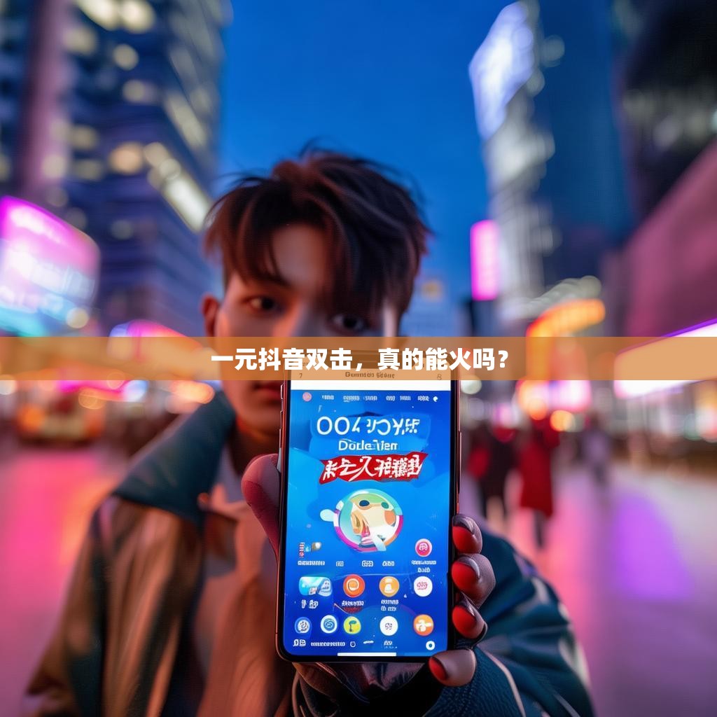 一元抖音双击,真的能火吗? 一元抖音双击,真的能火吗?
