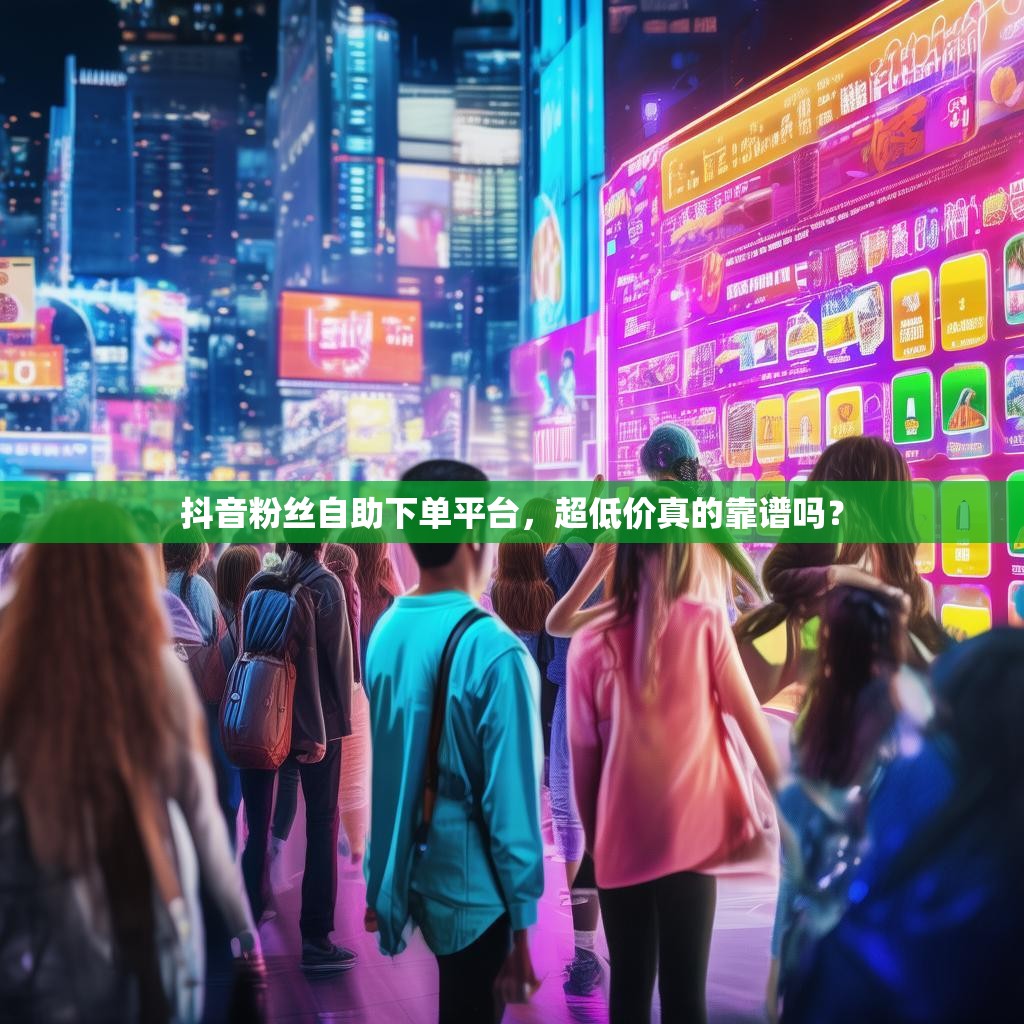 抖音粉丝自助下单平台，超低价真的靠谱吗？