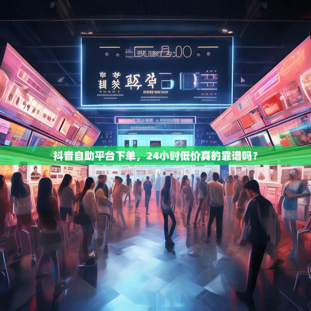 抖音自助平台下单，24小时低价真的靠谱吗？