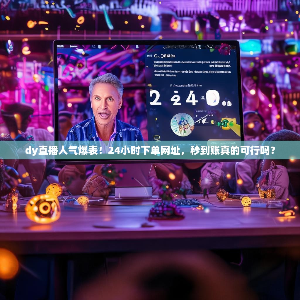 dy直播人气爆表！24小时下单网址，秒到账真的可行吗？